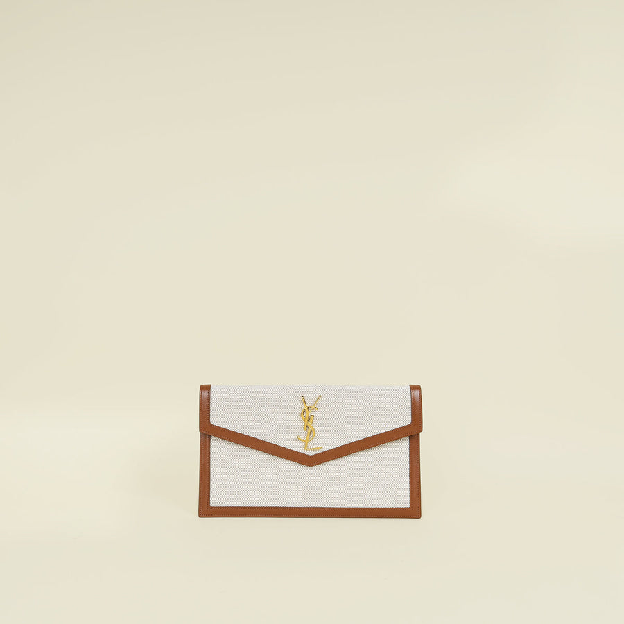 YSL Bicolor Uptown Pouch