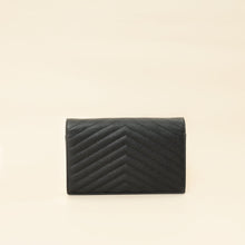 YSL Black Classic Cassandre Chain Wallet