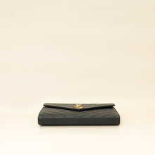 YSL Black Classic Cassandre Chain Wallet