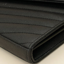 YSL Black Classic Cassandre Chain Wallet