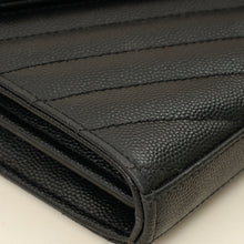 YSL Black Classic Cassandre Chain Wallet