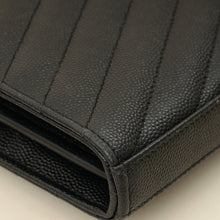 YSL Black Classic Cassandre Chain Wallet
