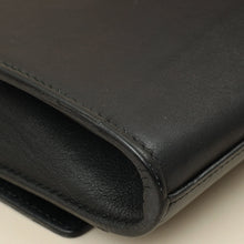 YSL Black Y Ligne Clutch