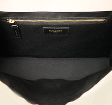 YSL Light Pink Monogram Satchel Flap Large Bag