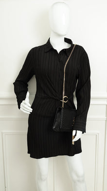 YSL Black Python Tassel Kate Medium Shoulder Bag