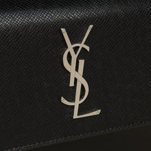 YSL Black Sunset Flap Medium Shoulder Bag