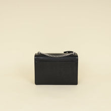 YSL Black Sunset Flap Medium Shoulder Bag