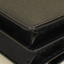 YSL Black Sunset Flap Medium Shoulder Bag