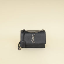 YSL Black Sunset Small Chain Shoulder Bag