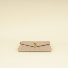 YSL Beige Cassandre Matelasse Flap Pouch