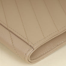 YSL Beige Cassandre Matelasse Flap Pouch