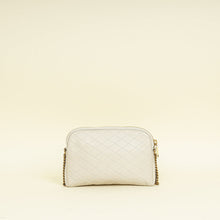 YSL Blanc Vintage Gaby Zippered Pouch