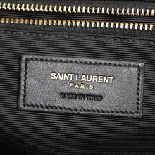 YSL Burgundy Monogram Envelope Large Satchel Bag