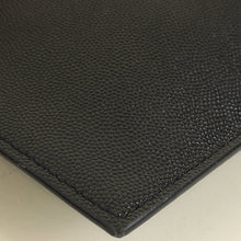 YSL Black Uptown Pouch Clutch