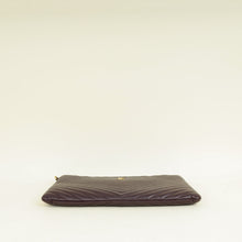 YSL Wine Cassandre Zip Document Holder Large Pouch