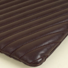 YSL Wine Cassandre Zip Document Holder Large Pouch