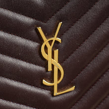 YSL Wine Cassandre Zip Document Holder Large Pouch