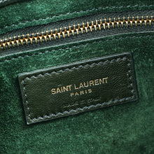 YSL Forest Green Croco Embossed LE 5 À 7 Shoulder Bag