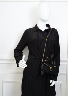 YSL Black Vicky Minaudière Bag