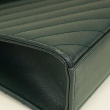 YSL Green Monogram Envelope Satchel Bag