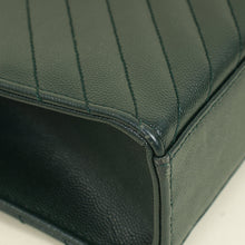 YSL Green Monogram Envelope Satchel Bag