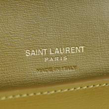 YSL Khaki Green Cassandre Phone Holder With Chain