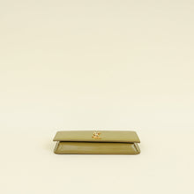 YSL Khaki Green Cassandre Phone Holder With Chain