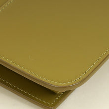 YSL Khaki Green Cassandre Phone Holder With Chain