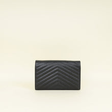 YSL Black Cassandre Wallet On Chain