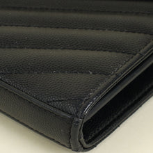 YSL Black Cassandre Wallet On Chain