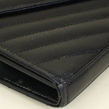 YSL Black Cassandre Wallet On Chain