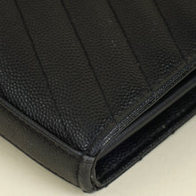 YSL Black Cassandre Wallet On Chain