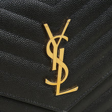 YSL Black Cassandre Wallet On Chain