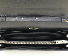 YSL Black Cassandre Wallet On Chain