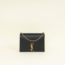 YSL Black Cassandre Flap Medium Chain Bag