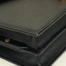 YSL Black Cassandre Flap Medium Chain Bag