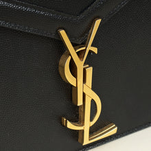 YSL Black Cassandre Flap Medium Chain Bag