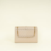 YSL Beige Monogram Satchel Flap Large Bag