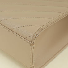 YSL Beige Monogram Satchel Flap Large Bag