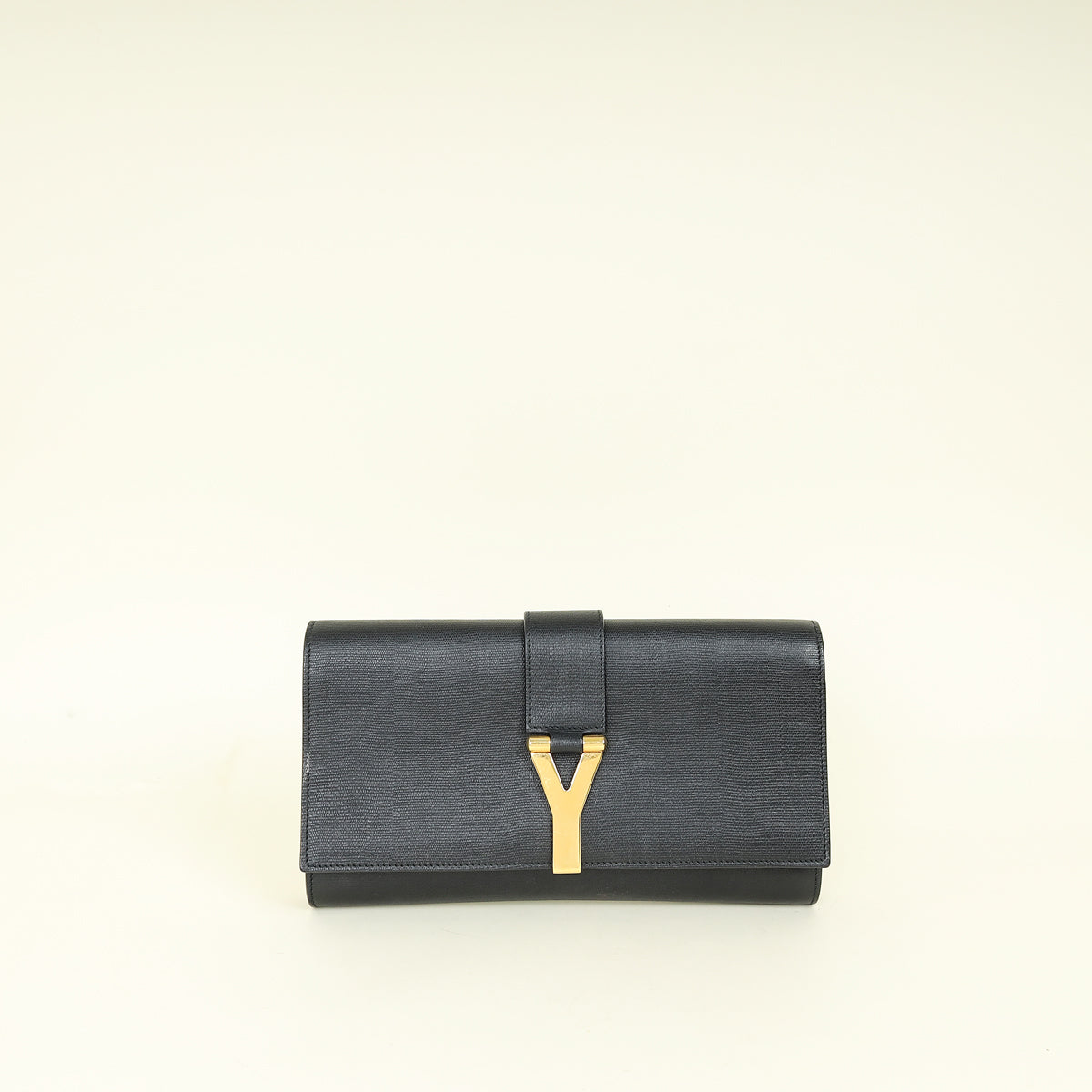 YSL Black Y Ligne Clutch
