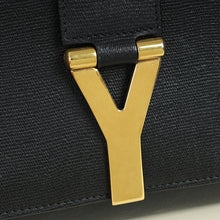 YSL Black Y Ligne Clutch