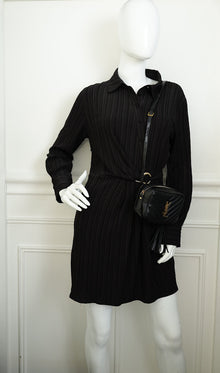 YSL Black Lou Belt Bag
