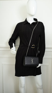 YSL Black Monogram Kate Small Chain Shoulder Bag