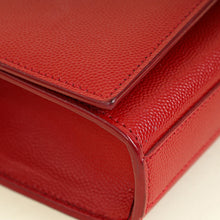 YSL Red Monogram Kate Satchel Chain Shoulder Bag