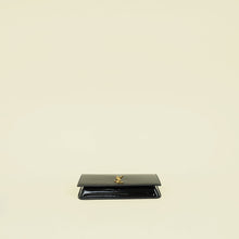 YSL Black Cassandre Phone Holder w/ Chain