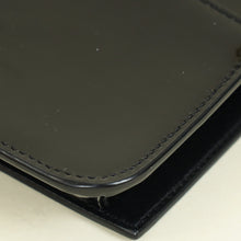 YSL Black Cassandre Phone Holder w/ Chain