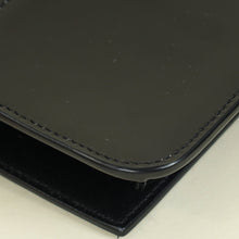 YSL Black Cassandre Phone Holder w/ Chain