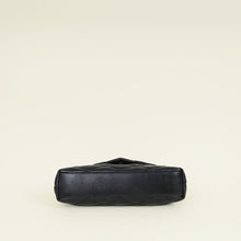 YSL Black Sade Envelope Quilted Large Clutch