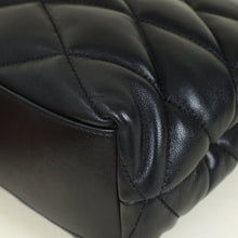 YSL Black Sade Envelope Quilted Large Clutch