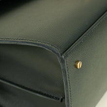 YSL Forest Green Cassandra Top Handle Medium Bag